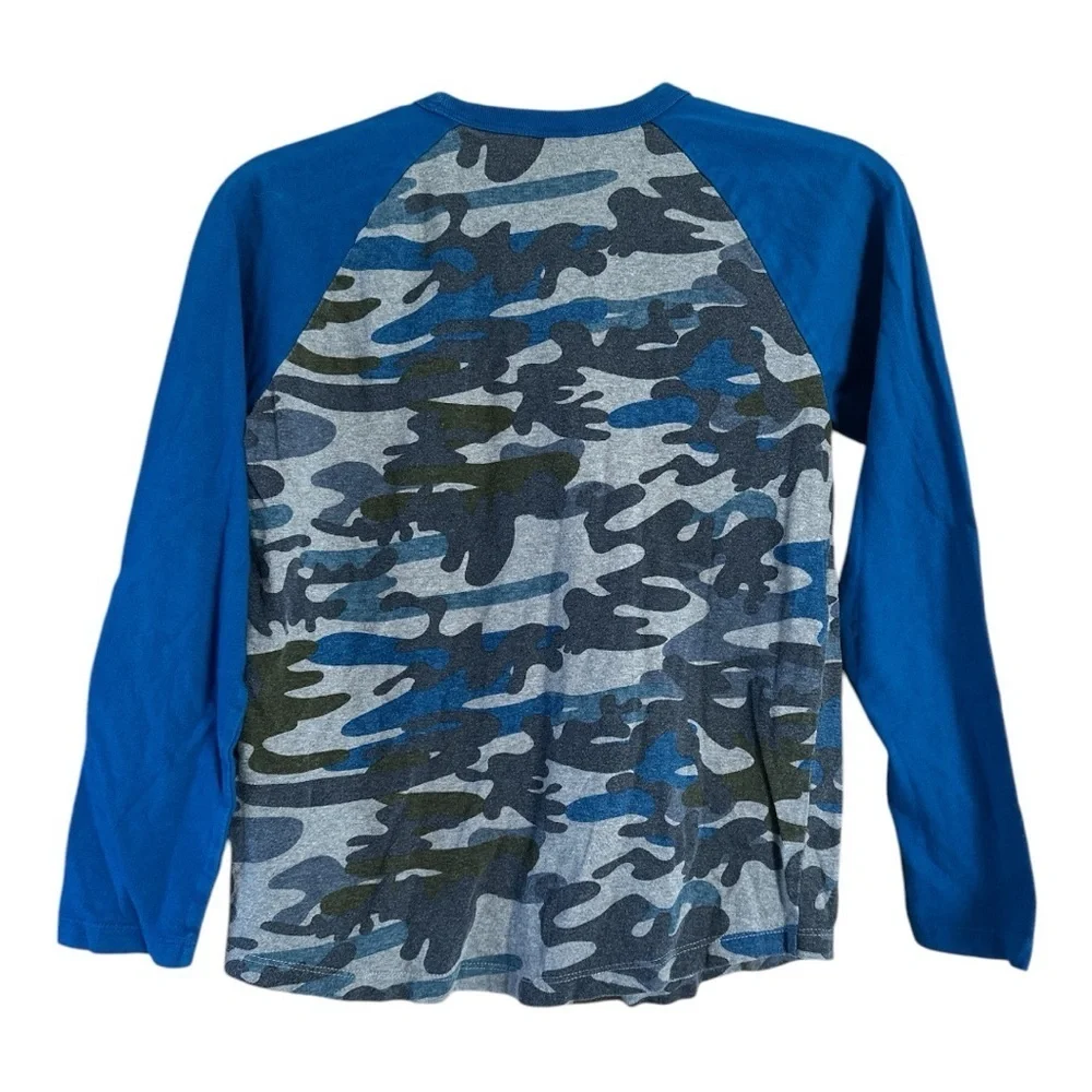Hanna Andersson Kids Camouflage Long Sleeve Shirt, Sz 150 (US 12)